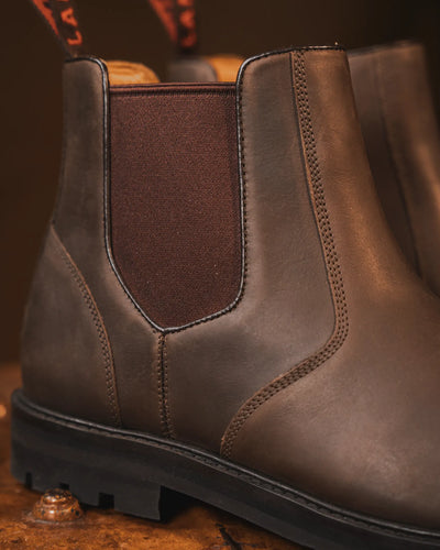 HOGHTON // BROWN DISTRESSED-Men's Chelsea | LANX Proper Men's Shoes
