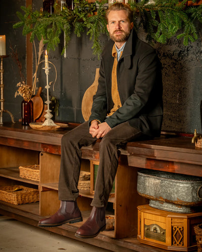 HOGHTON // CHESTNUT GRAINED-Men's Chelsea | LANX Proper Men's Shoes