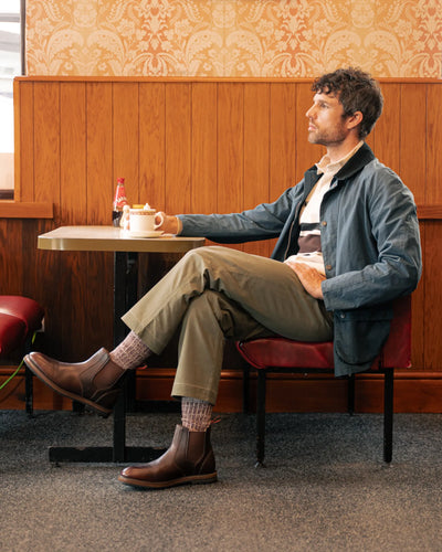 HOGHTON // CHESTNUT GRAINED-Men's Chelsea