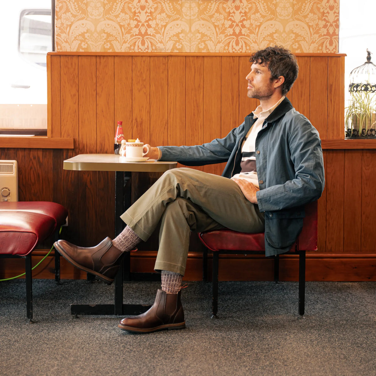 HOGHTON // CHESTNUT GRAINED-Men's Chelsea