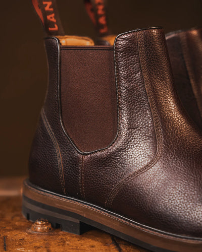 HOGHTON // CHESTNUT GRAINED-Men's Chelsea