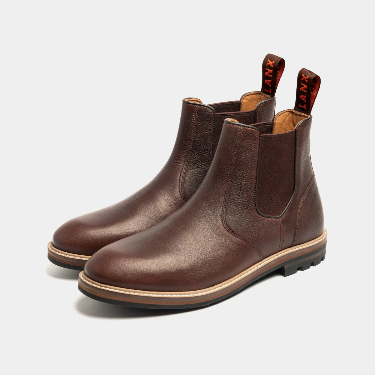 HOGHTON // RUSSET GRAINED-Men's Chelsea