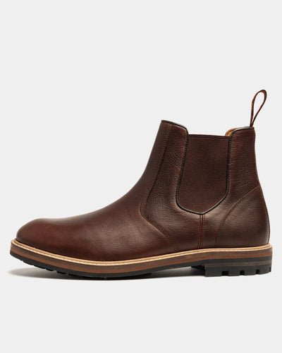 HOGHTON // RUSSET GRAINED-Men's Chelsea