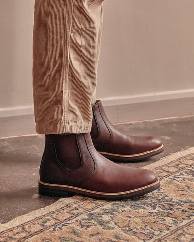 HOGHTON // RUSSET GRAINED-Men's Chelsea