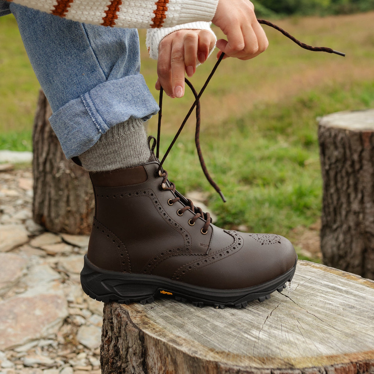 HOTHERSALL / BROWN DISTRESSED-Women’s Outdoor | LANX Proper Men's Shoes
