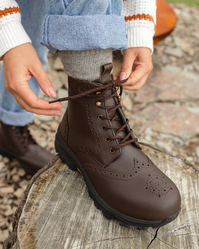 HOTHERSALL / BROWN DISTRESSED-Women’s Outdoor | LANX Proper Men's Shoes