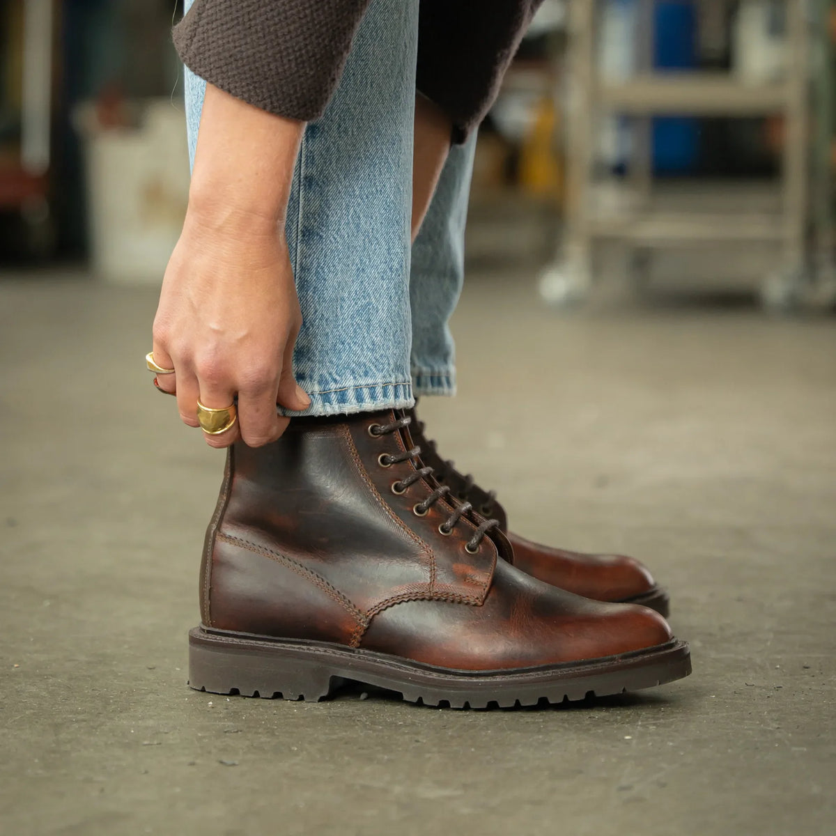 IRWELL / CARAMEL-Women’s Boots