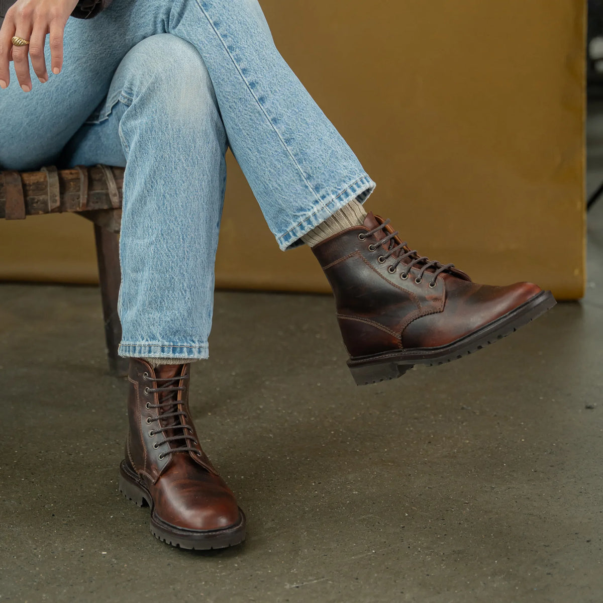 IRWELL / CARAMEL-Women’s Boots