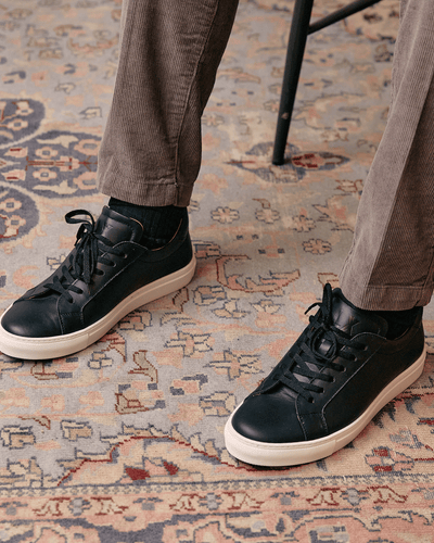 ANCOATS // BLACK-Men's Casual | LANX Proper Men's Shoes