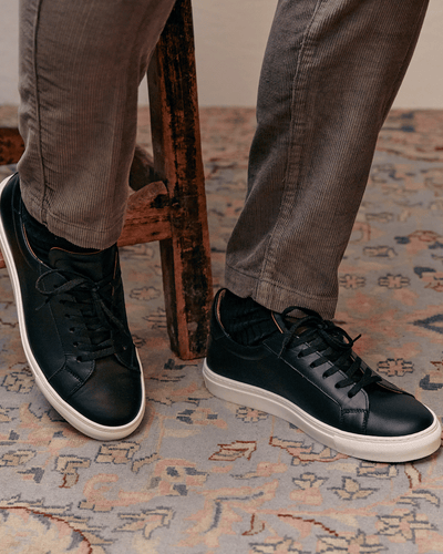 ANCOATS // BLACK-Men's Casual | LANX Proper Men's Shoes