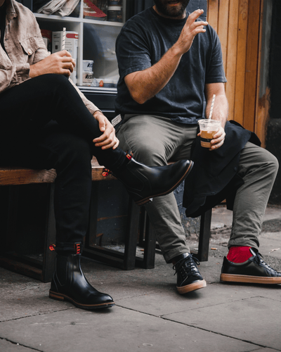 ANCOATS // GUM & BLACK-Men's Casual | LANX Proper Men's Shoes