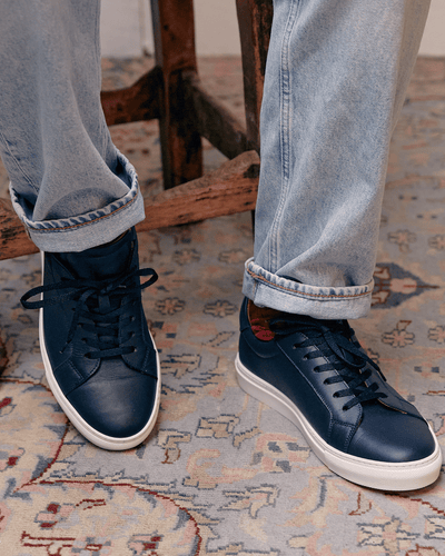 ANCOATS // NAVY-Men's Casual | LANX Proper Men's Shoes