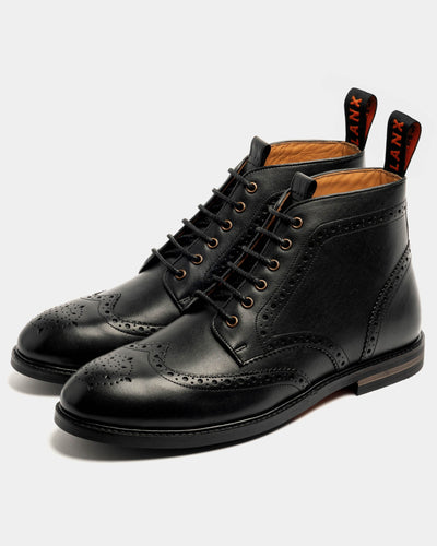 BAYLEY // BLACK-Men's Boots | LANX Proper Men's Shoes