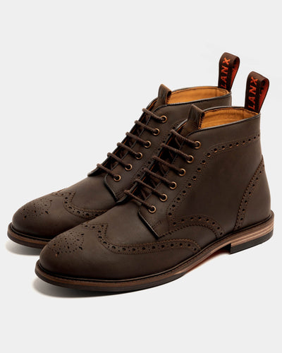 BAYLEY // BROWN DISTRESSED-Men's Boots