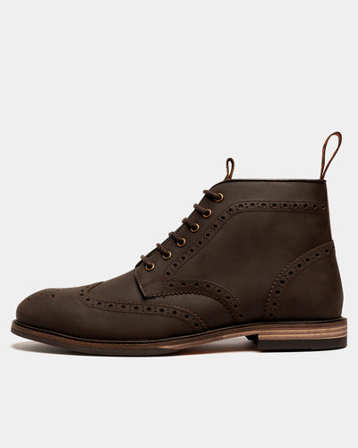 BAYLEY // BROWN DISTRESSED-Men's Boots