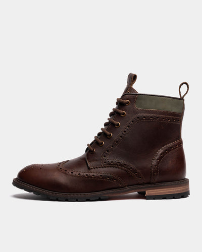 CHIPPING / MAHOGANY & KHAKI-Women’s Boots | LANX Proper Men's Shoes
