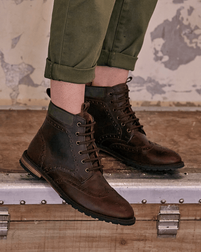 CHIPPING / MAHOGANY & KHAKI-Women’s Boots | LANX Proper Men's Shoes