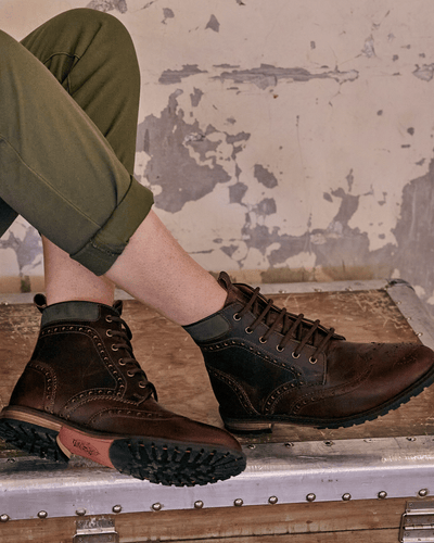 CHIPPING / MAHOGANY & KHAKI-Women’s Boots | LANX Proper Men's Shoes