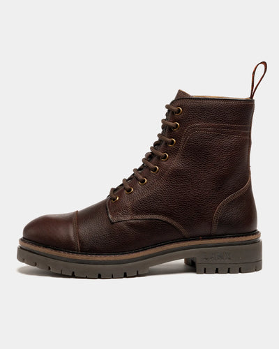 DINCKLEY / CHESTNUT GRAINED-Women’s Boots | LANX Proper Men's Shoes