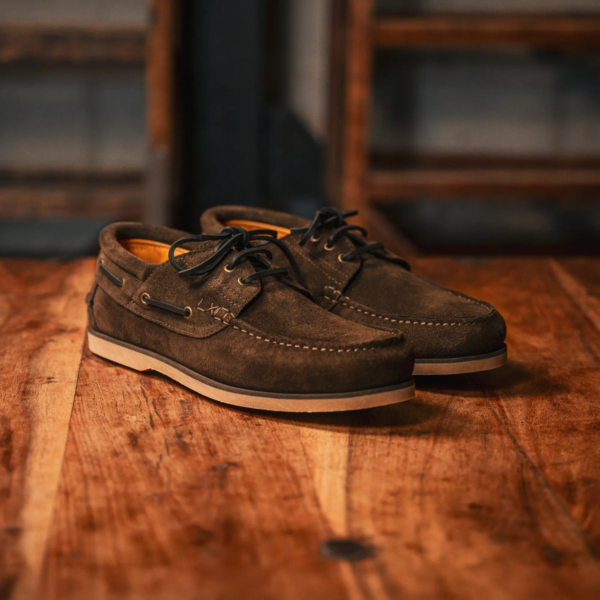 EARBY // BROWN SUEDE-Men's Casual