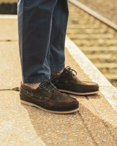 EARBY // BROWN SUEDE-Men's Casual
