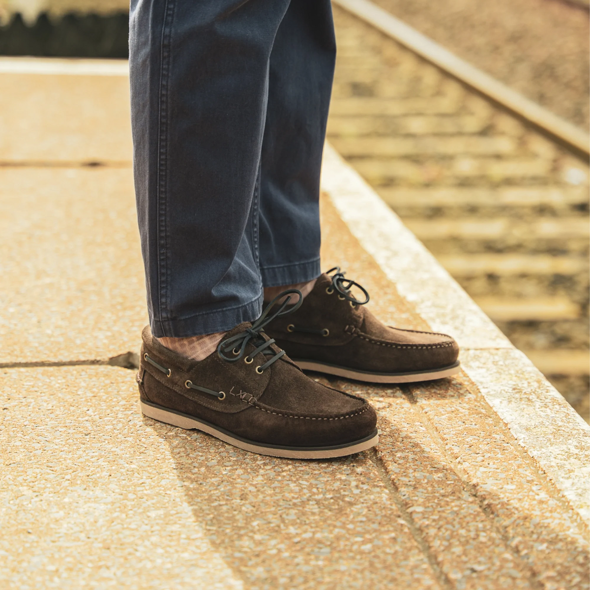 EARBY // BROWN SUEDE-Men's Casual