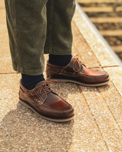 EARBY // COGNAC-Men's Casual