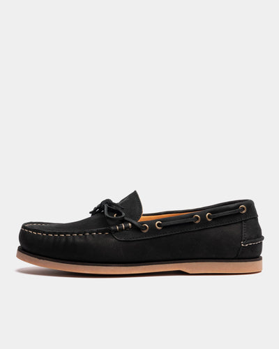 FARNDON // BLACK GRAINED-Men's Casual | LANX Proper Men's Shoes
