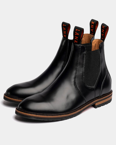 GARSTANG // BLACK-Men's Chelsea | LANX Proper Men's Shoes