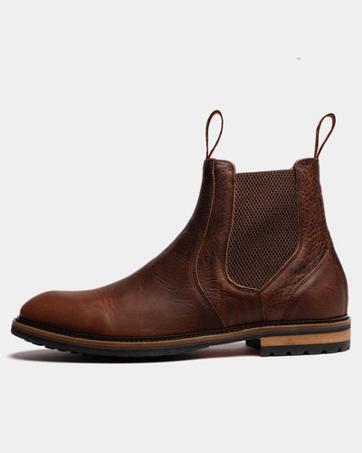 GARSTANG // BURGUNDY GAUCHO-Men's Chelsea | LANX Proper Men's Shoes