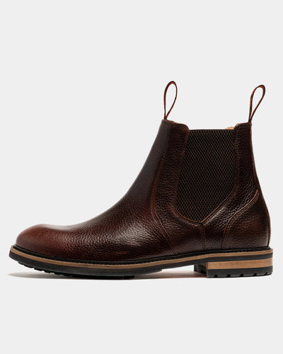 GARSTANG // COGNAC GRAINED-Men's Chelsea