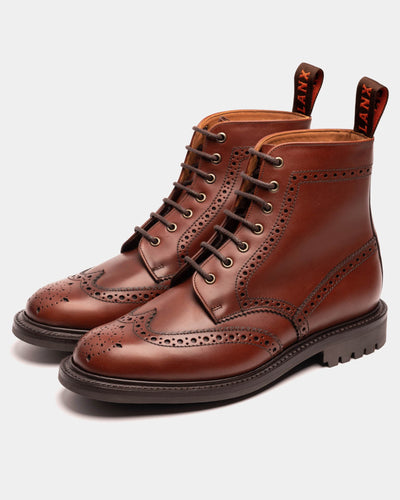 GRINDLETON // CHESTNUT BROWN-Men's Boots | LANX Proper Men's Shoes