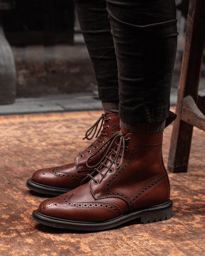 GRINDLETON // CHESTNUT BROWN-Men's Boots | LANX Proper Men's Shoes