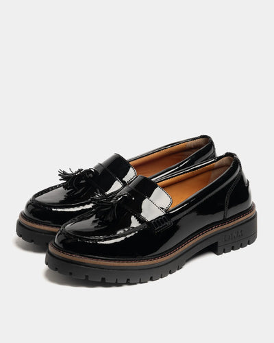 HARWOOD / BLACK PATENT-Women’s Shoes | LANX Proper Men's Shoes