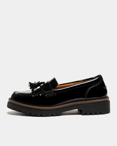 HARWOOD / BLACK PATENT-Women’s Shoes | LANX Proper Men's Shoes