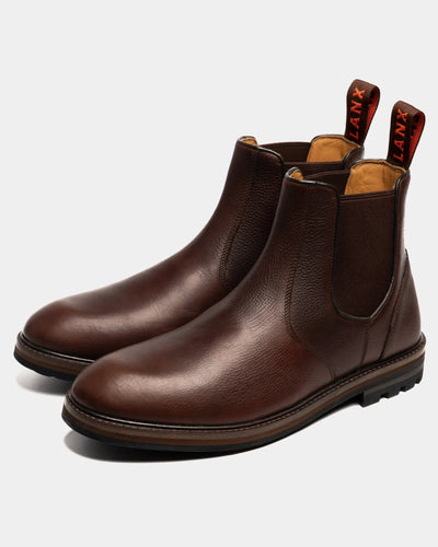 HOGHTON // CHESTNUT GRAINED-Men's Chelsea | LANX Proper Men's Shoes