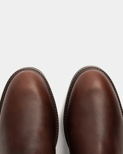 HOGHTON // CHESTNUT GRAINED-Men's Chelsea | LANX Proper Men's Shoes