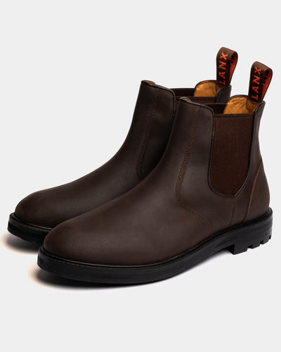 HOGHTON // BROWN DISTRESSED-Men's Chelsea | LANX Proper Men's Shoes