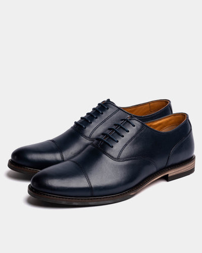 MAUDSLEY // NAVY-Men's Shoes | LANX Proper Men's Shoes
