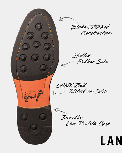 SABDEN // BLACK SHINE-Men's Shoes | LANX Proper Men's Shoes