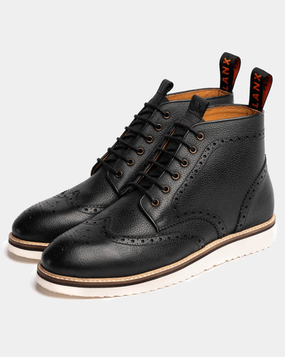 NEWTON // BLACK-Men's Boots | LANX Proper Men's Shoes