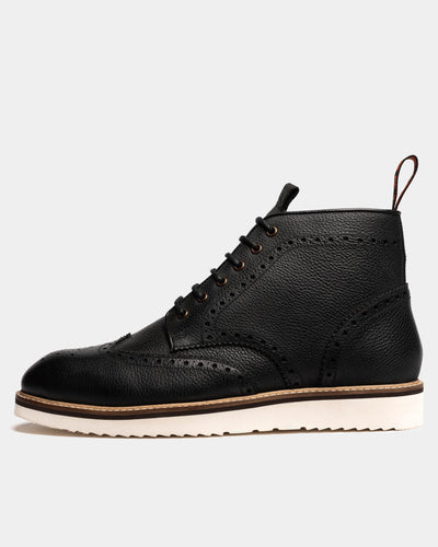 NEWTON // BLACK-Men's Boots | LANX Proper Men's Shoes