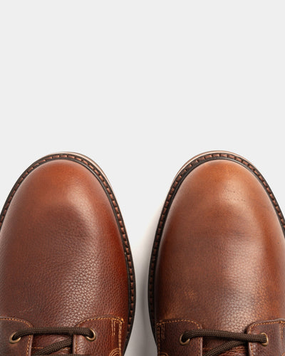 SETTLE // CARAMEL GRAINED-Men's Boots | LANX Proper Men's Shoes