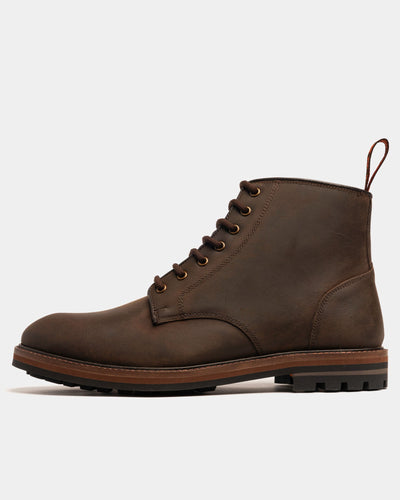 SETTLE // BROWN DISTRESSED-Men's Boots