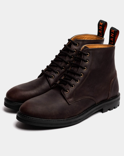 SETTLE // RAISIN GRAINED-Men's Boots | LANX Proper Men's Shoes
