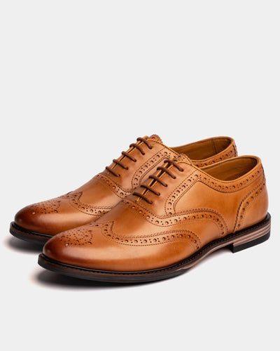 SHIREBURN // TAN-Men's Shoes | LANX Proper Men's Shoes
