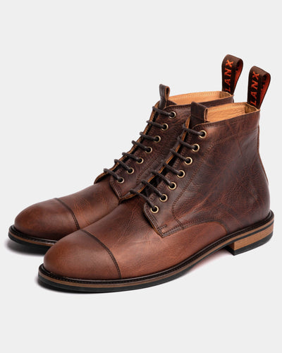 TASKER // BURGUNDY GAUCHO-Men's Boots | LANX Proper Men's Shoes