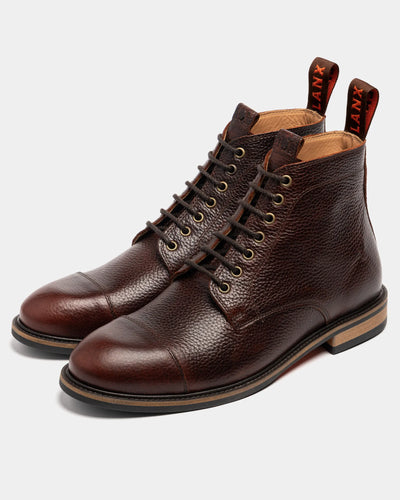 TASKER // COGNAC GRAINED-Men's Boots