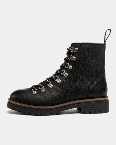 WHALLEY / BLACK GRAINED-Women’s Boots | LANX Proper Men's Shoes