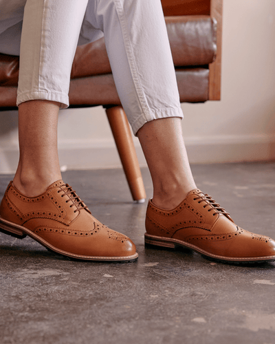 WHITEWELL / TAN-Women’s Shoes | LANX Proper Men's Shoes